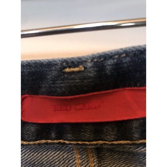 Red Card Anniversary 25th Anniversary Medium Wash Jeans Sz 24 30x27 - Picture 2 of 11